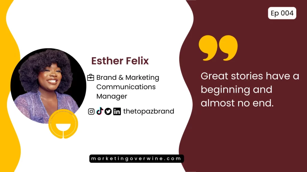 Esther Felix Brand Communication Manager