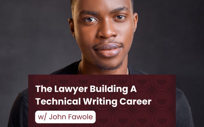 Technical writer, John Fawole shares his technical writing career story